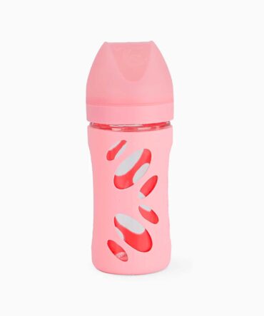 Twistshake Biberón Anticolico Cristal 260ml Pastel Rosa