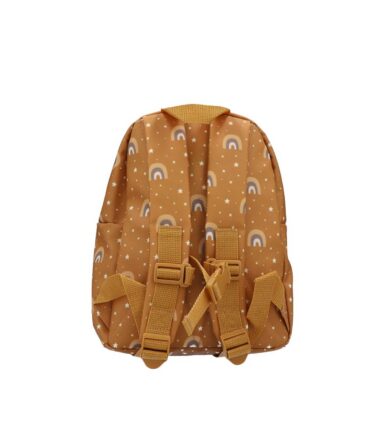 Mochila infantil arco iris mostaza