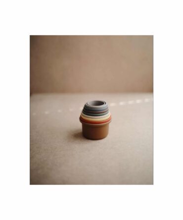 Vasitos Apilables retro Mushie