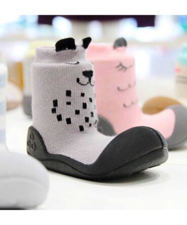 Attipas calcetín con suela cutie gris
