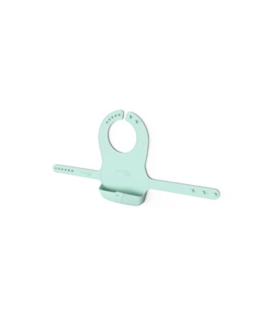 Babero de silicona plegable Everyday Baby verde