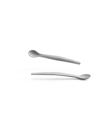 Pack 2 cucharas de silicona everyday baby gris