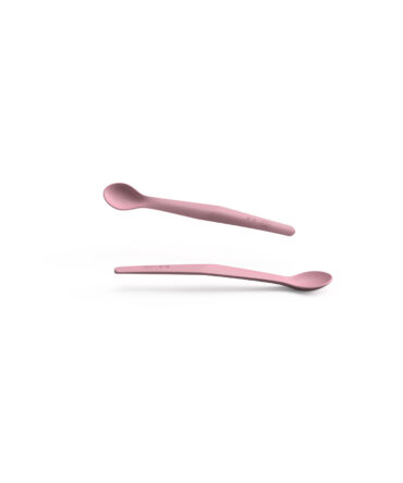 Pack 2 cucharas de silicona everyday baby rosa
