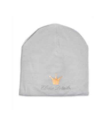 Gorrita con logo Elodie Details Marble Grey