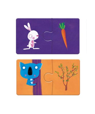 Puzzle Baby Logic Ludatttica ¿Qué comen?