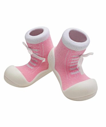Attipas calcetín con suela Sneakers rosa claro