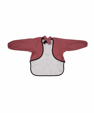 Babero manga larga impermeable Baby Livia Oveja Rojo vino