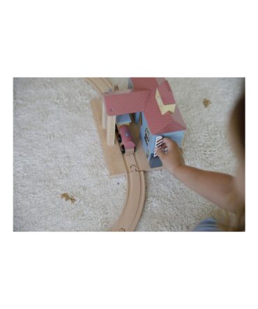 Estación sistema de trenes Little Dutch