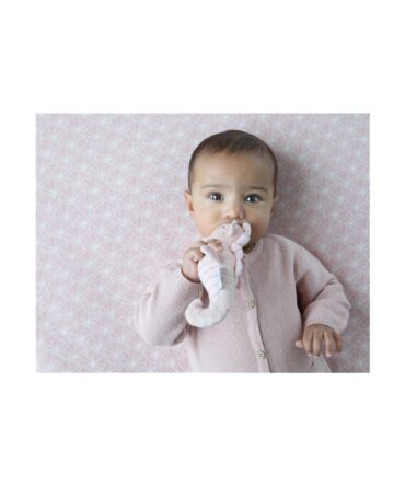 Sonajero caballito de mar rosa Little Dutch