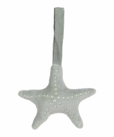 Alfombra de actividades concha ocean gris menta Little Dutch
