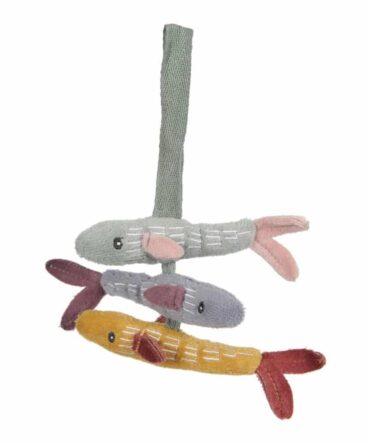 Alfombra de actividades concha ocean gris menta Little Dutch