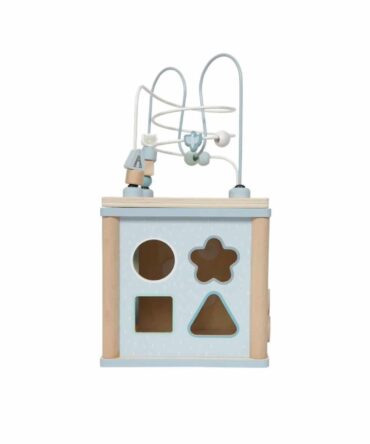 Cubo de actividades adventure azul Little Dutch