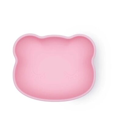 Bol con ventosa Oso rosa empolvado