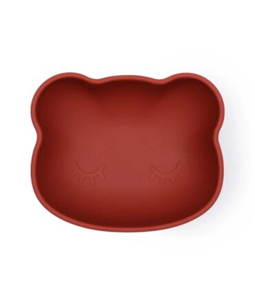 Bol con ventosa Oso teja