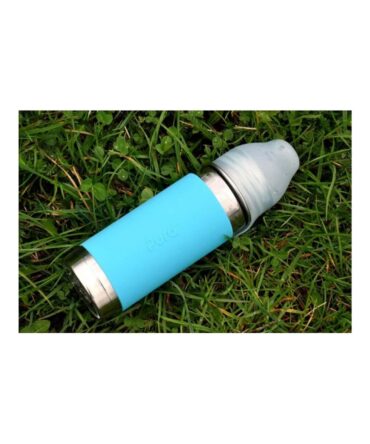 Biberón de acero inoxidable Pura 325ml Tetina +6m