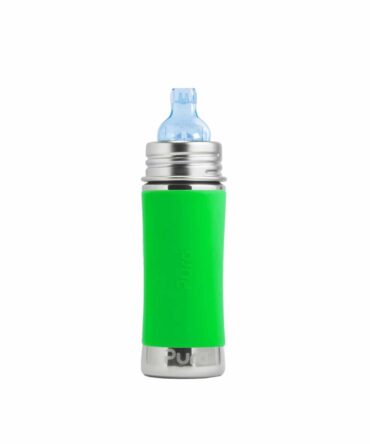 Biberón de acero inoxidable Pura 325ml Tetina +6m