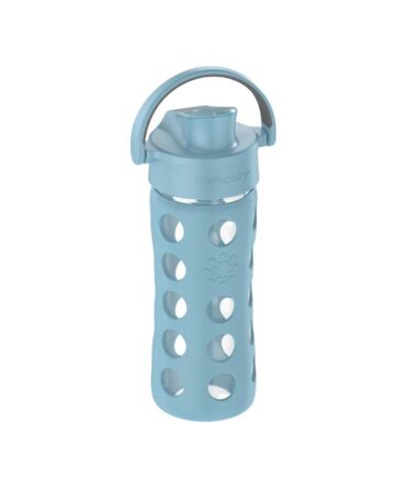 Botella cristal Lifefactory Active 350ml denim