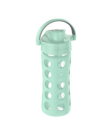 Botella cristal Lifefactory Active 350ml mint
