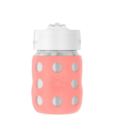 Botella inox Lifefactory tapa straw 235ml cantalope