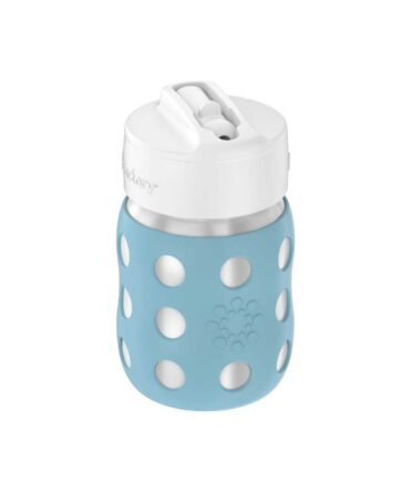 Botella inox Lifefactory tapa straw 235ml denim