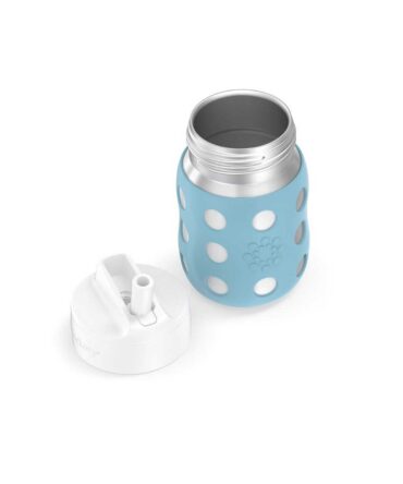 Botella inox Lifefactory tapa straw 235ml denim