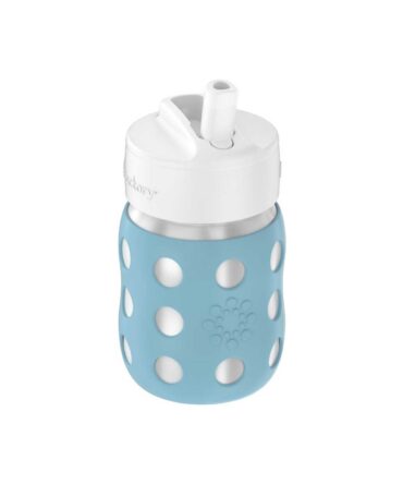 Botella inox Lifefactory tapa straw 235ml denim