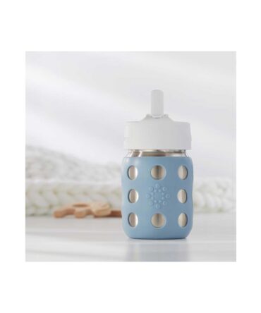 Botella inox Lifefactory tapa straw 235ml denim