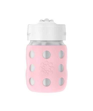 Botella inox Lifefactory tapa straw 235ml desert rose