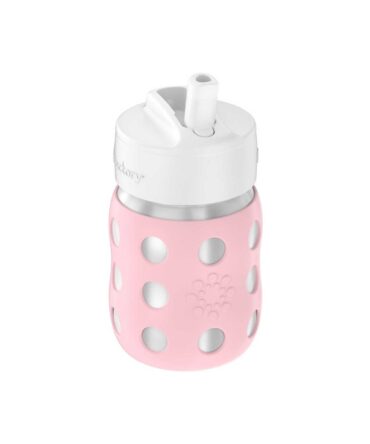 Botella inox Lifefactory tapa straw 235ml desert rose