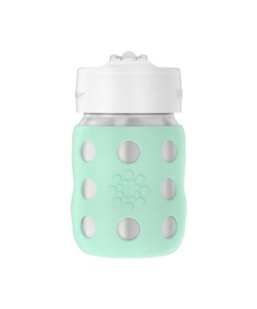 Botella inox Lifefactory tapa straw 235ml mint