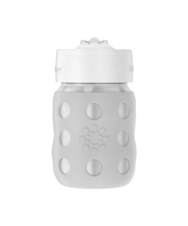 Botella inox Lifefactory tapa straw 235ml Stone grey