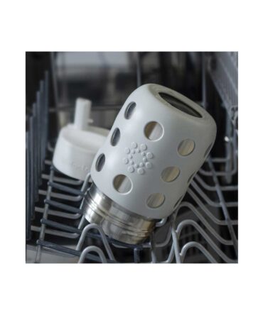 Botella inox Lifefactory tapa straw 235ml Stone grey