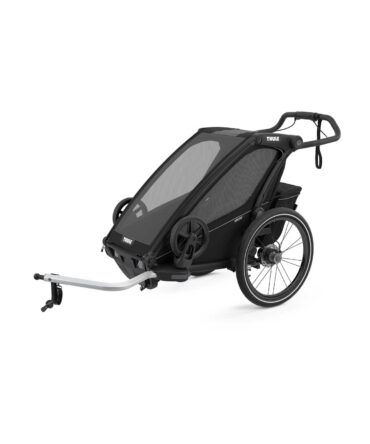 Remolque para correr y pasear Chariot Sport 1 Black on Black Thule