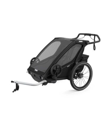 Remolque para correr y pasear Chariot Sport 2 Black on Black Thule