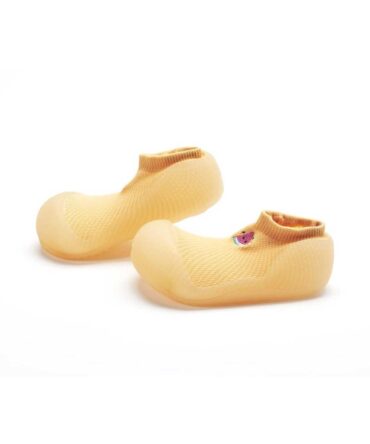 Attipas calcetín con suela goma cool summer amarillo