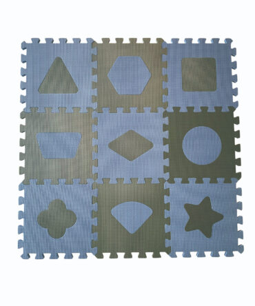 Alfombra de Juego Baby Dan Geométrica Azul