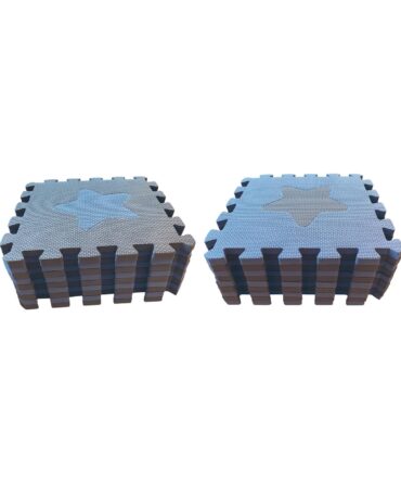 Alfombra de Juego Baby Dan Geométrica Azul