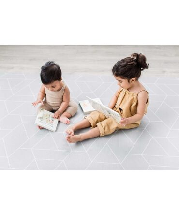 Alfombra de juego reversible zen triangle Little Bot