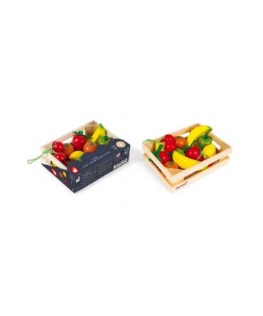 Caja 12 frutas de madera Janod