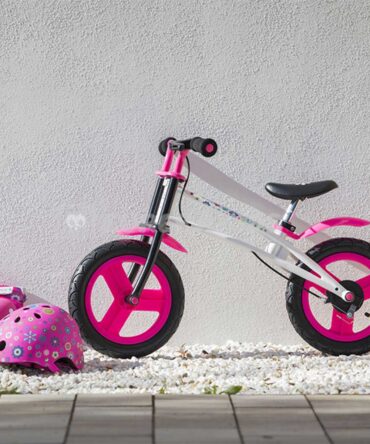 Bicicleta de aprendizaje pink flowers