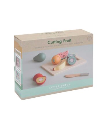 Frutas para cortar de juguete en madera