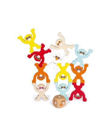Juego de habilidad Monkey pyramid Janod