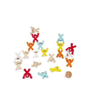 Juego de habilidad Monkey pyramid Janod