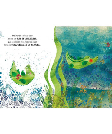Libro infantil el cocodrilo en bicicleta