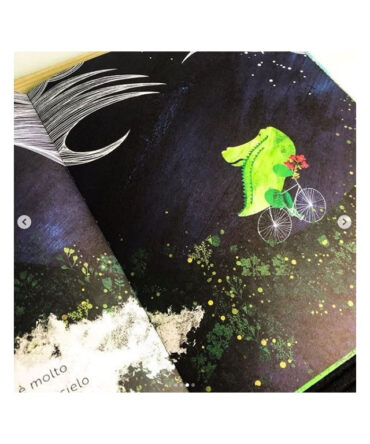 Libro infantil el cocodrilo en bicicleta