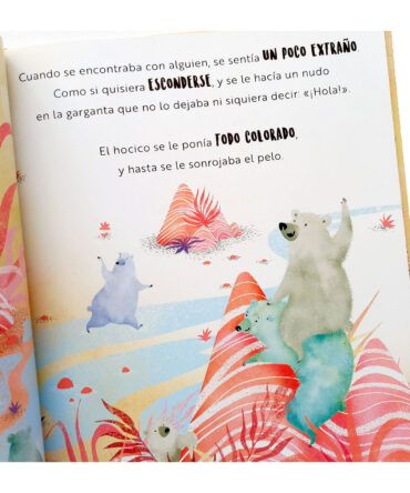 Libro infantil El oso tímido