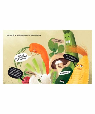 Libro infantil Verduras furiosas
