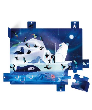 Puzle infantil sorpresa bajo las estrellas