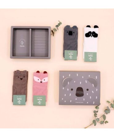 Attipas caja regalo Koala 4 pares calcetines