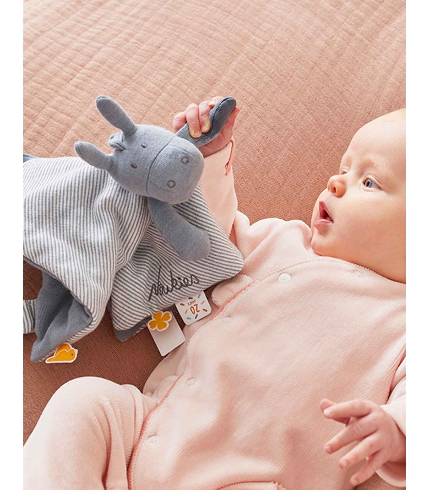 Dou Dou Osos Rosa- Mantitas apego dudú para bebés MINDOO